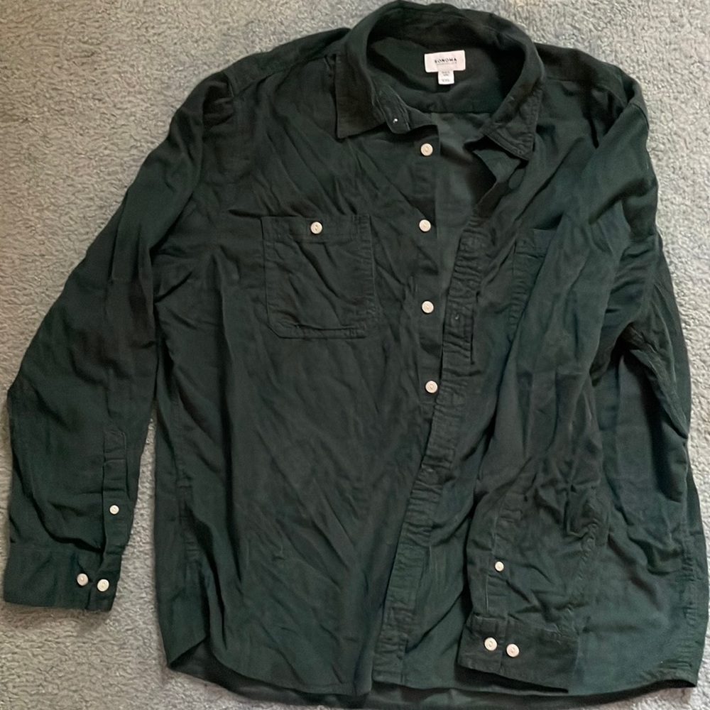 Green XXL button up